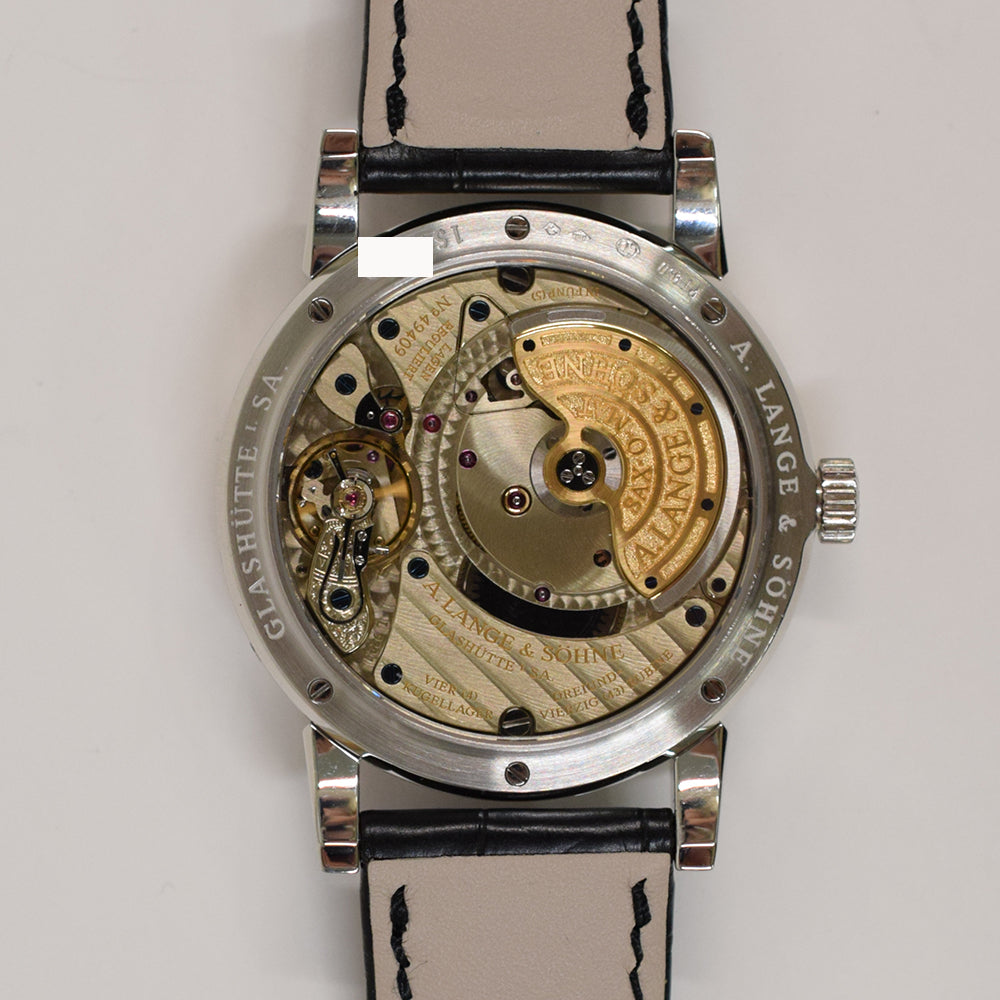 A. Lange & Söhne Lange 1 38.5mm Platinum 310.025 – Silver Roman Dial