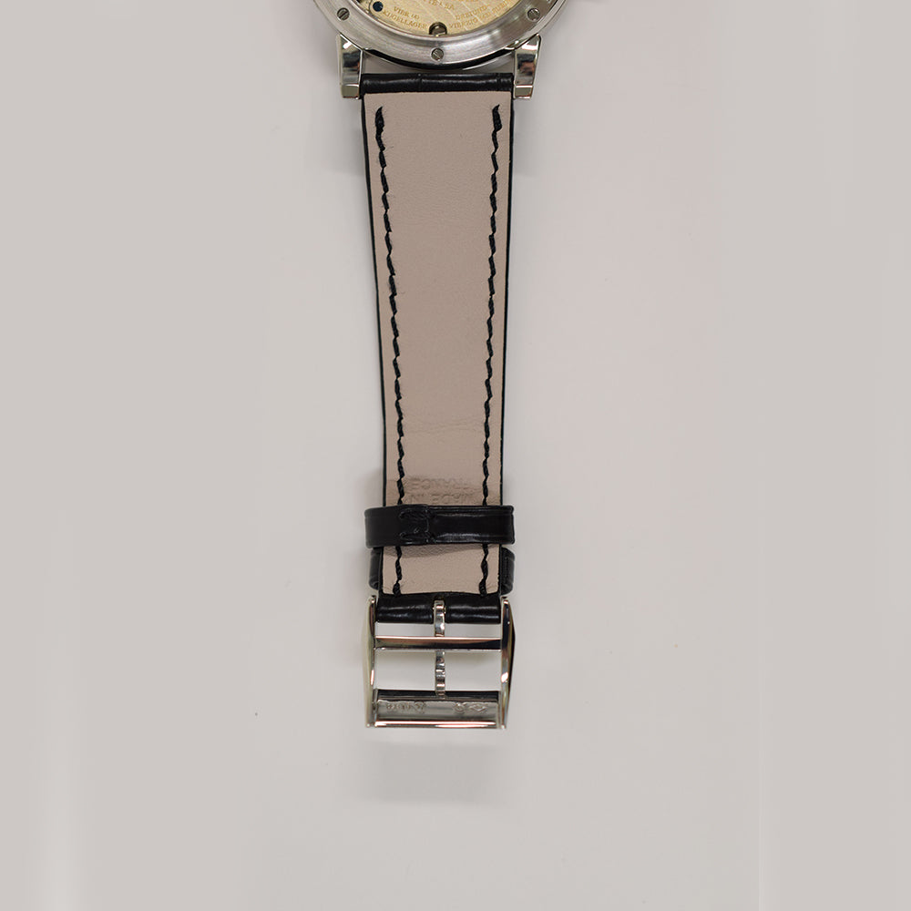 A. Lange & Söhne Lange 1 38.5mm Platinum 310.025 – Silver Roman Dial