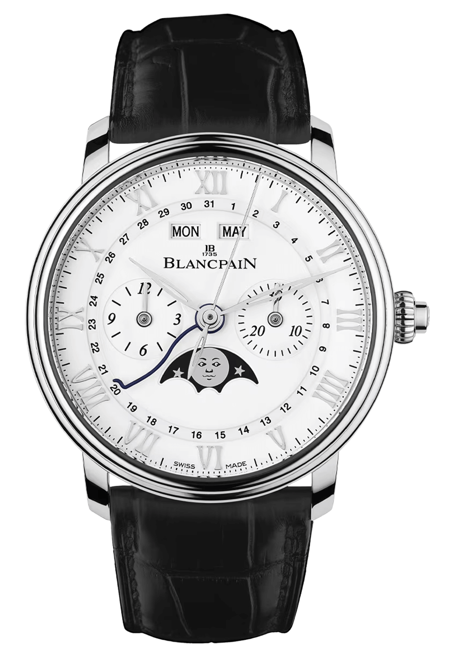 Blancpain Villeret Chronographe Monopoussoir Steel Alligator (6685-1127-55B)