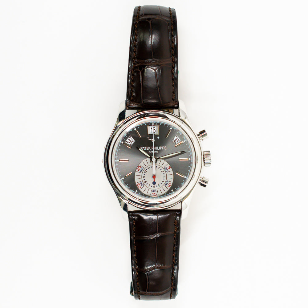 Patek Philippe Annual Calendar Chronograph 40.5mm 5960P-001 – Grey Dial