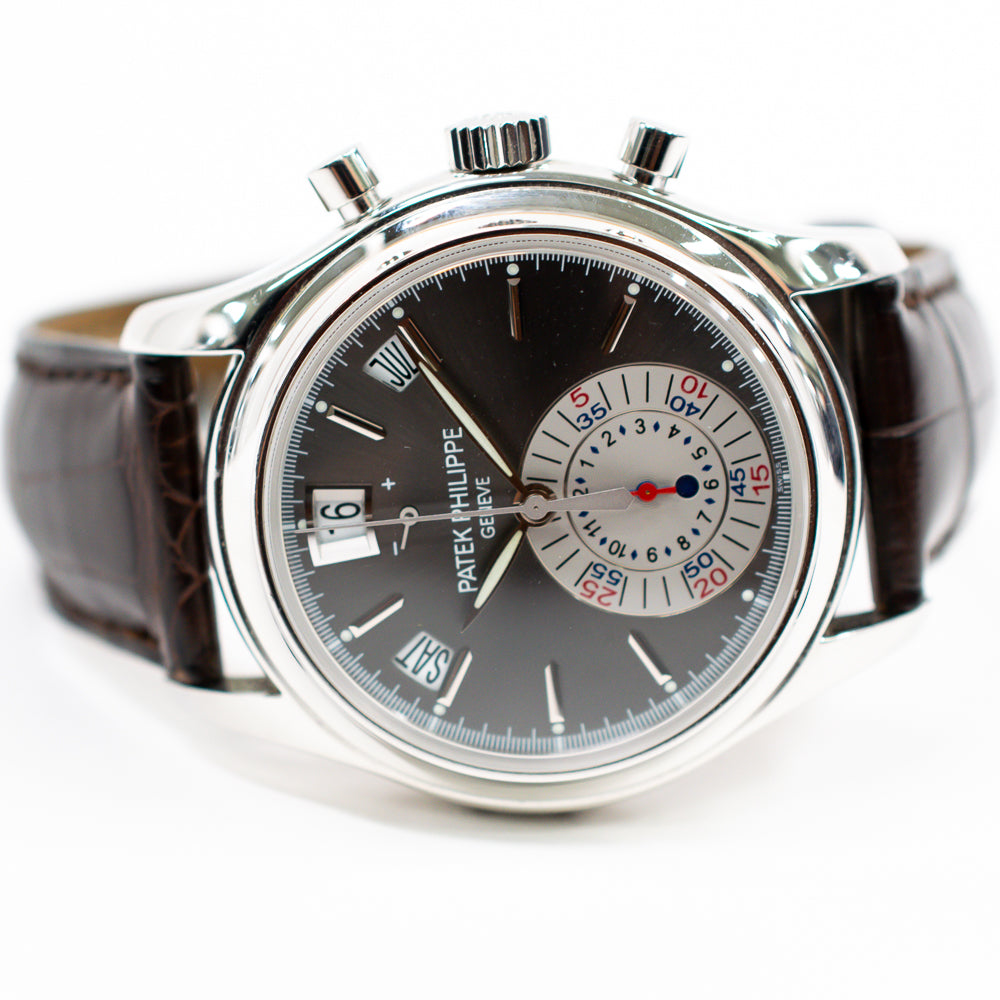 Patek Philippe Annual Calendar Chronograph 40.5mm 5960P-001 – Grey Dial