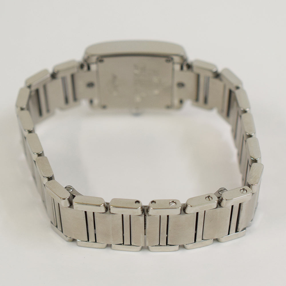 Cartier Tank Française Small Diamond Dial Steel WE110006 – Silver Diamond Dial