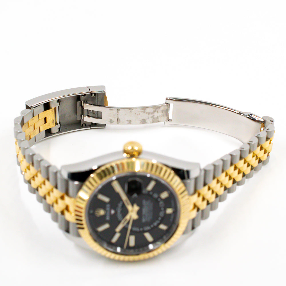 Rolex Sky-Dweller 42mm Steel and Yellow Gold 336933 – Black Dial