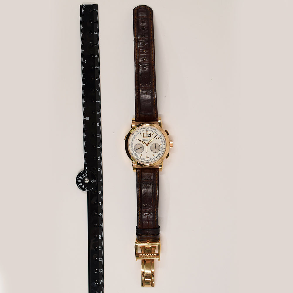 A. Lange & Söhne Datograph 39mm 403.032 – Silver Roman Dial