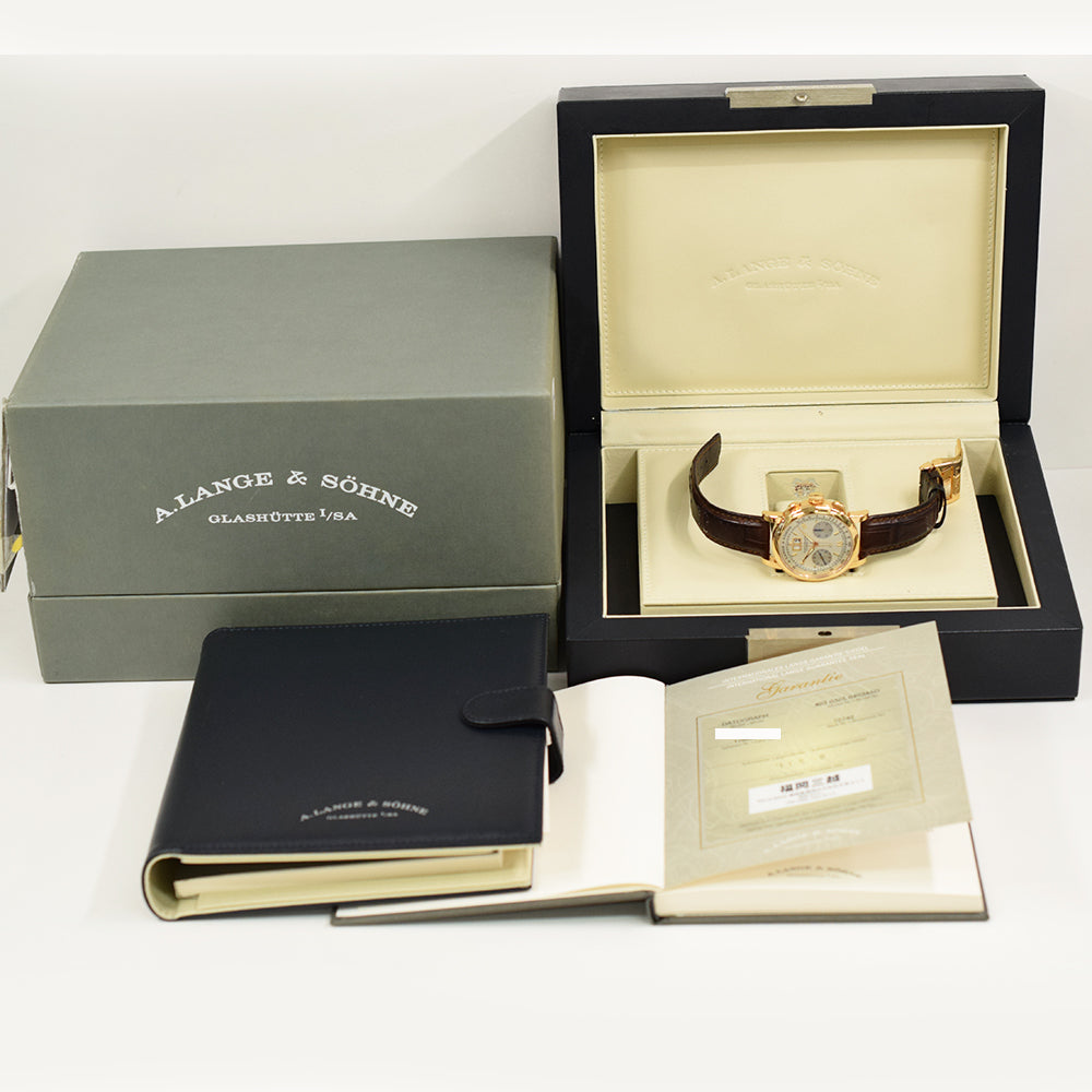 A. Lange & Söhne Datograph 39mm 403.032 – Silver Roman Dial