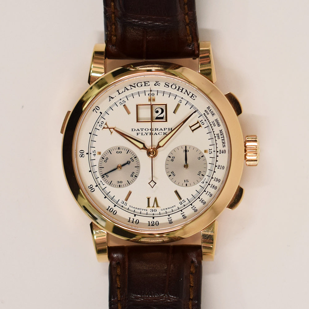 A. Lange & Söhne Datograph 39mm 403.032 – Silver Roman Dial