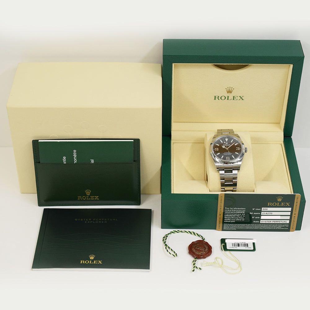 Rolex Explorer 39mm 214270 – Black Dial