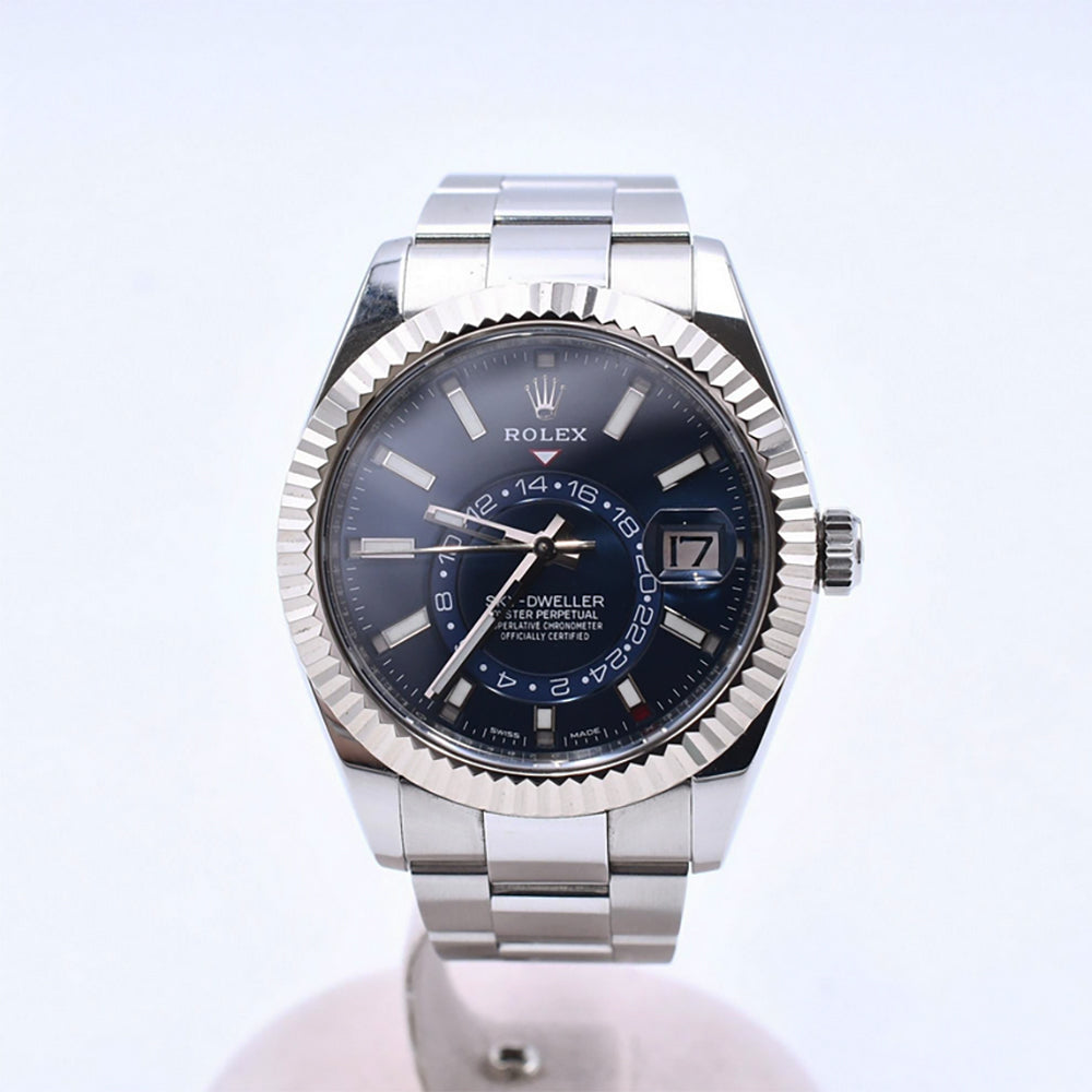 Rolex Sky-Dweller 42mm Steel and White Gold 326934 – Blue Dial