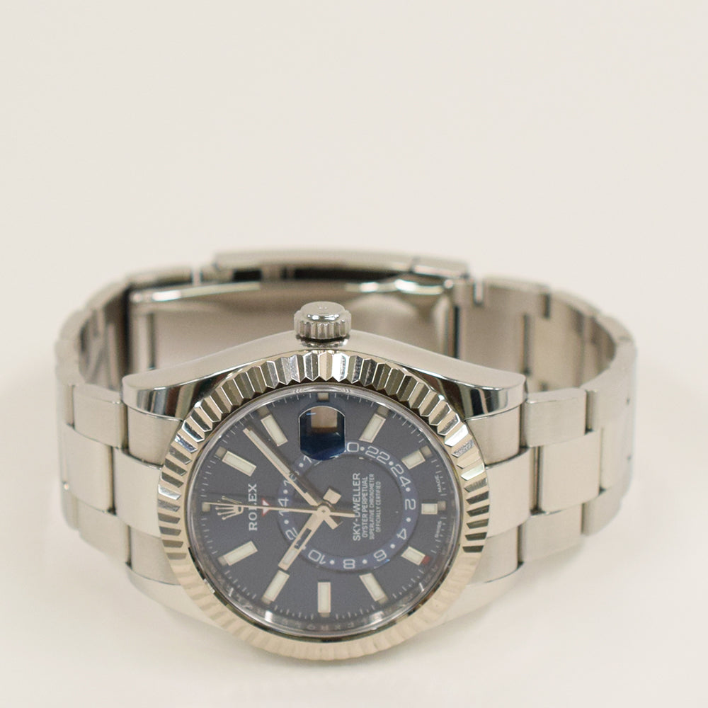 Rolex Sky-Dweller 42mm Steel and White Gold 326934 – Blue Dial