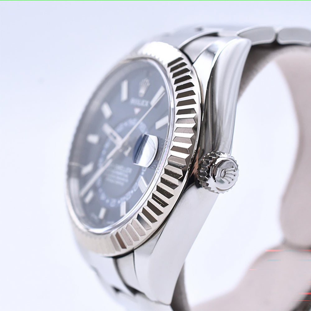 Rolex Sky-Dweller 42mm Steel and White Gold 326934 – Blue Dial