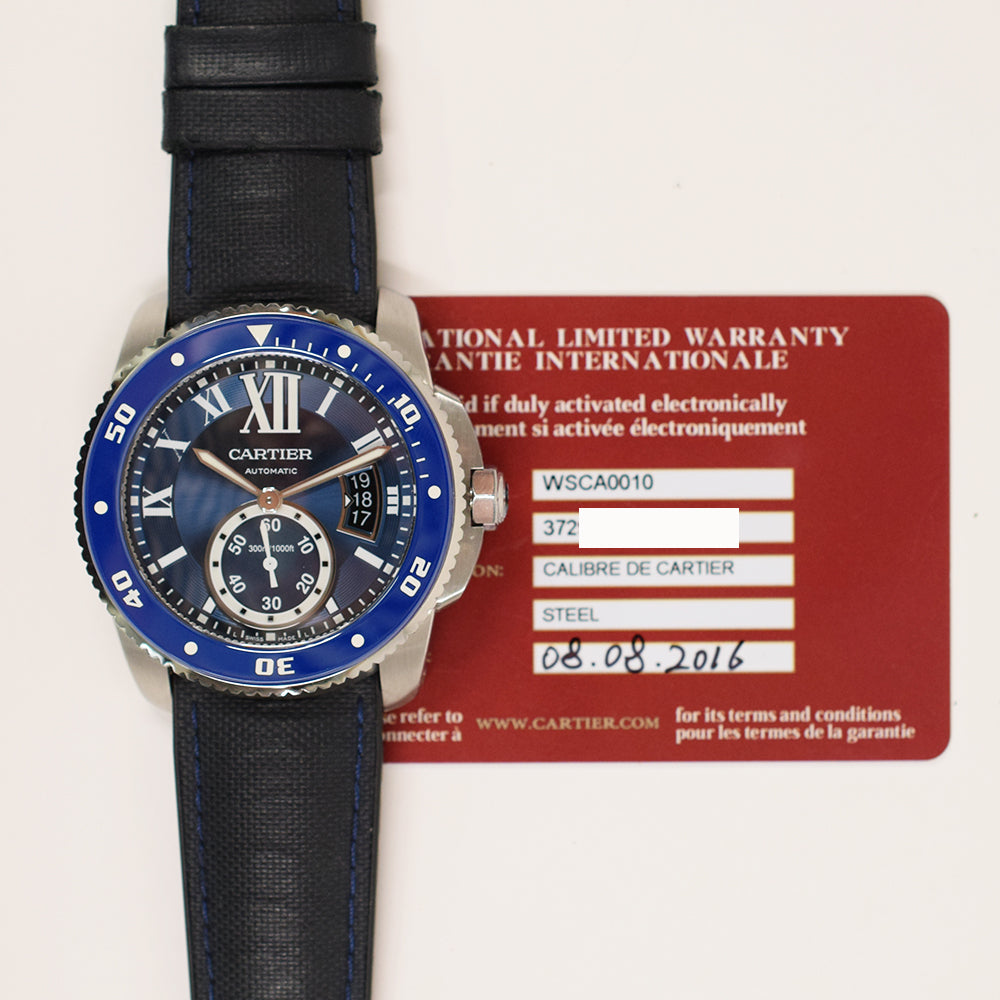 Cartier Calibre de Cartier Diver 42mm Steel WSCA0010 – Blue Roman Dial