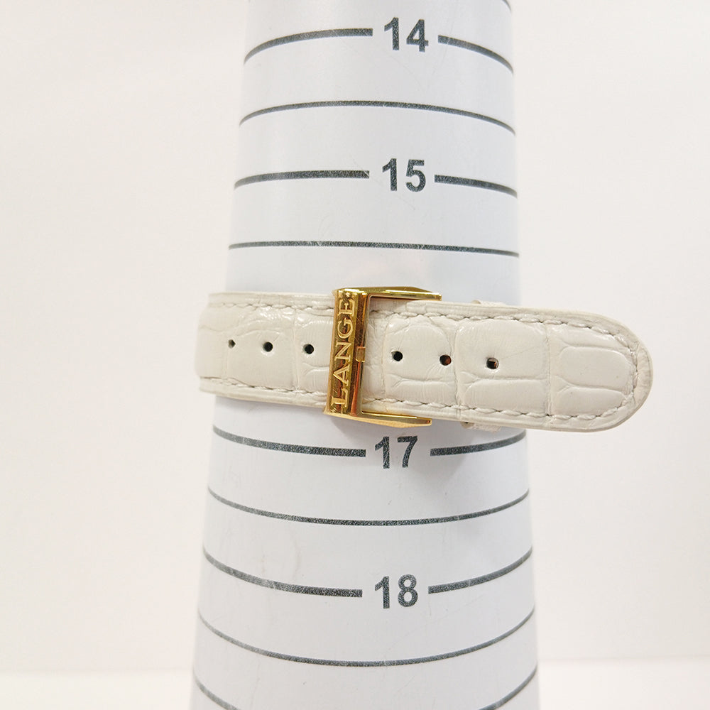 A. Lange & Söhne Saxonia Automatic 37mm Diamond Bezel 840.021 – Silver Dial