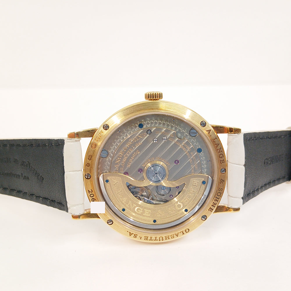 A. Lange & Söhne Saxonia Automatic 37mm Diamond Bezel 840.021 – Silver Dial