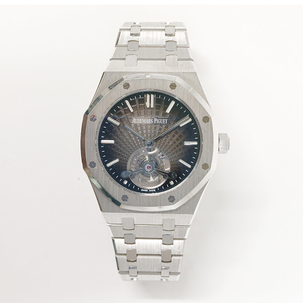 Audemars Piguet Royal Oak Tourbillon Extra-Thin 41mm White Gold 26522BC.OO.1220BD.01 – Grey Dial
