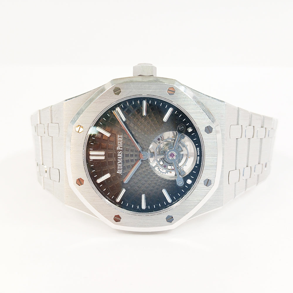 Audemars Piguet Royal Oak Tourbillon Extra-Thin 41mm White Gold 26522BC.OO.1220BD.01 – Grey Dial