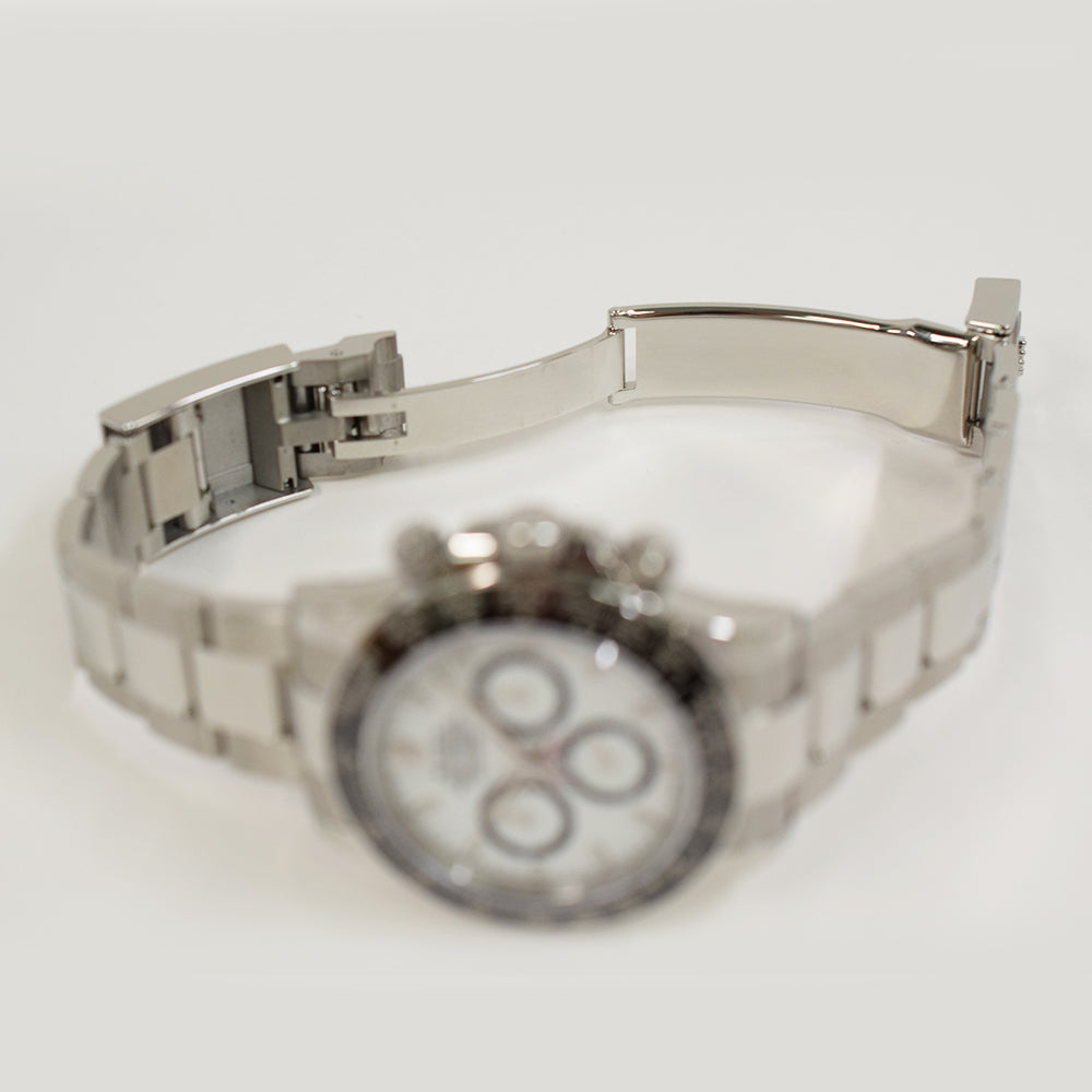 Rolex Cosmograph Daytona 40mm Steel Ceramic Bezel 126500LN – White Dial