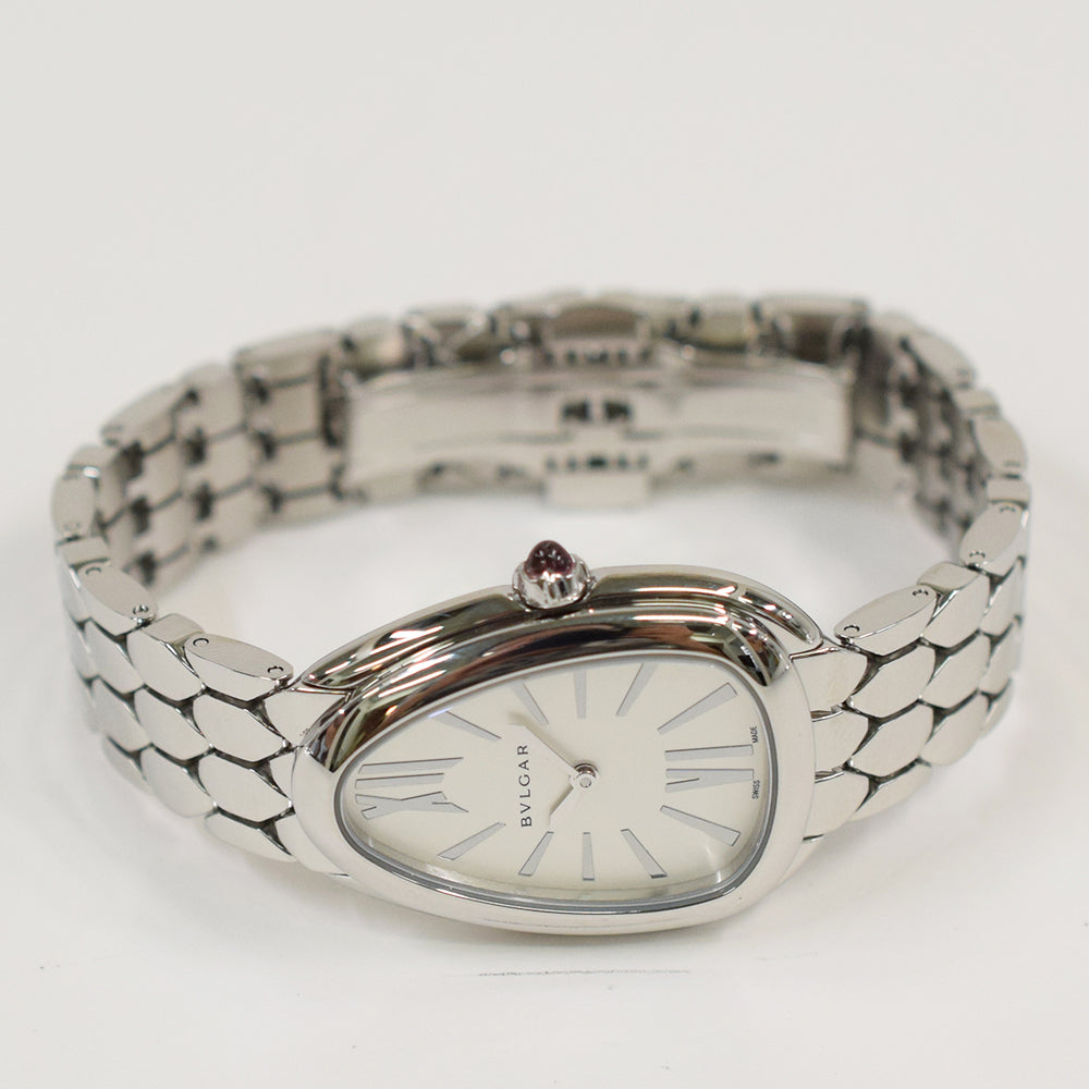Bvlgari Serpenti Seduttori 33mm Stainless Steel 103141 – White Dial