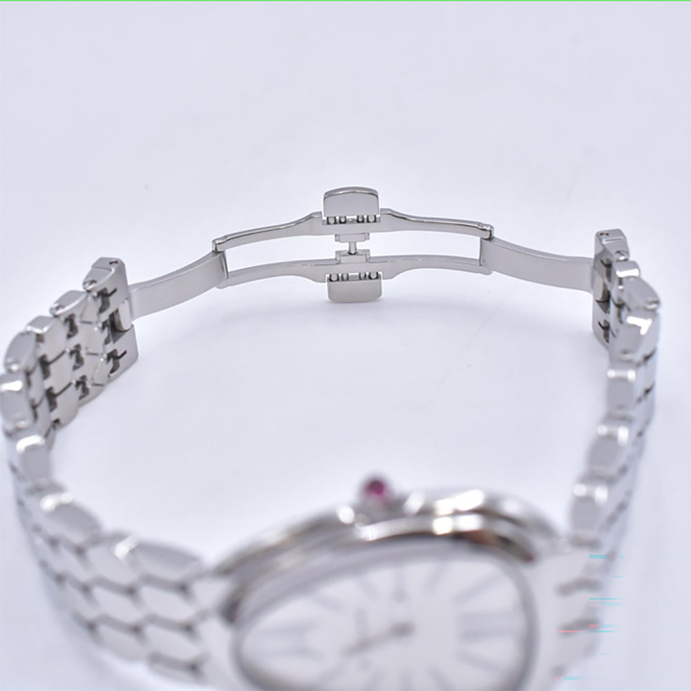 Bvlgari Serpenti Seduttori 33mm Stainless Steel 103141 – White Dial