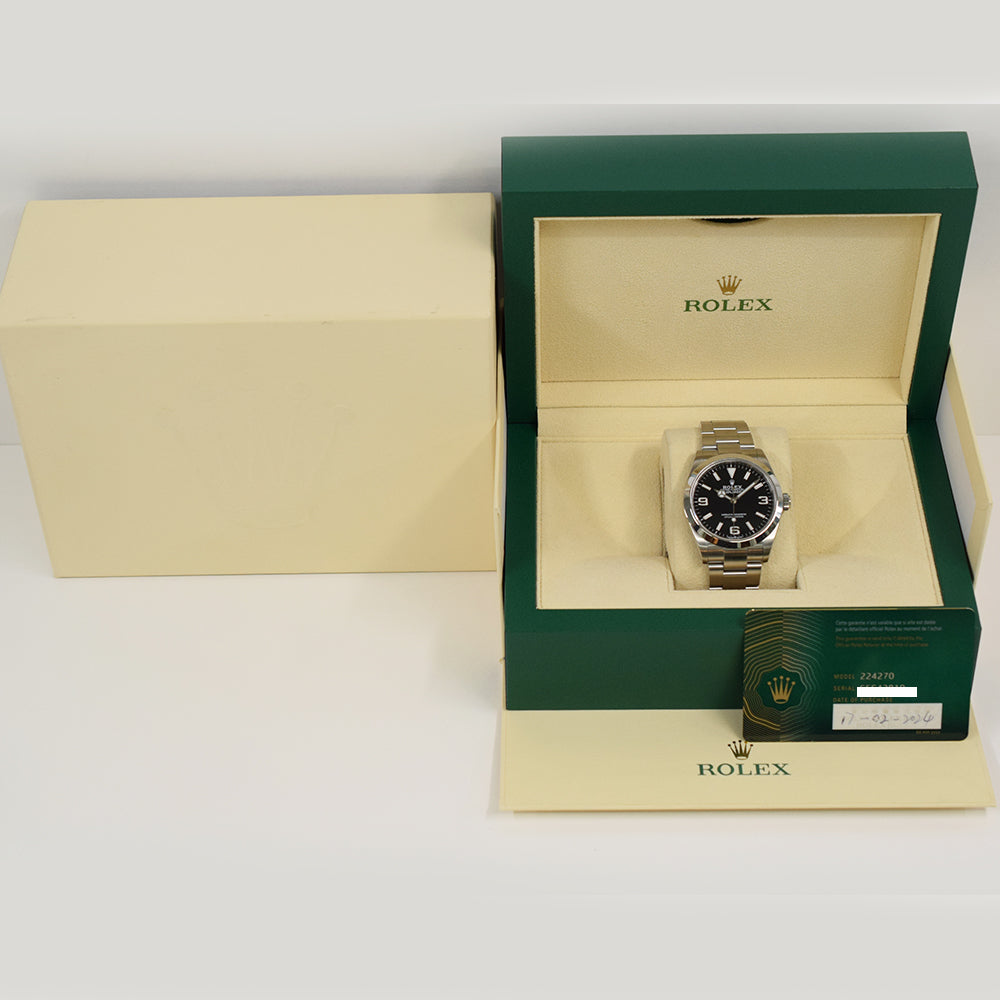 Rolex Explorer 40mm 224270 – Black Dial