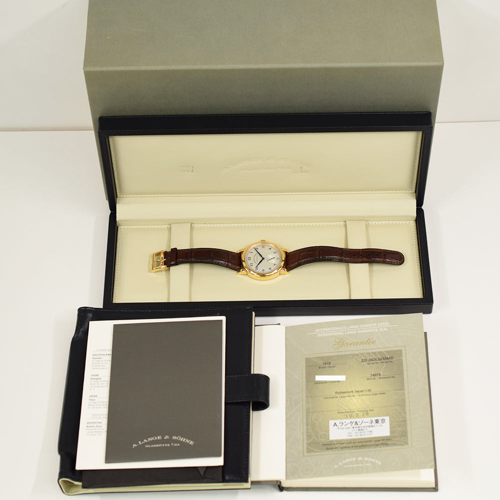 A. Lange & Söhne 1815 40mm 233.032 – Silver Dial