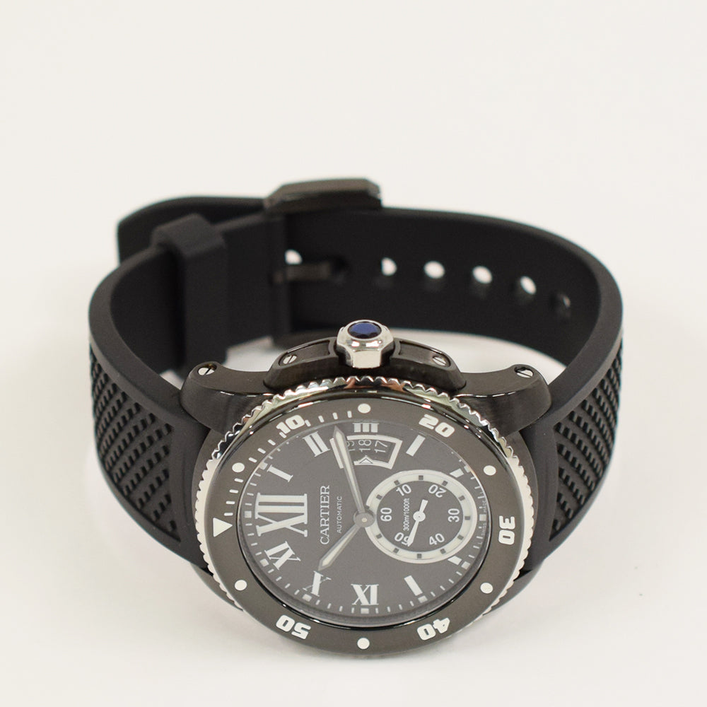 Cartier Calibre de Cartier Diver Carbon 42mm WSCA0006 – Black Roman Dial
