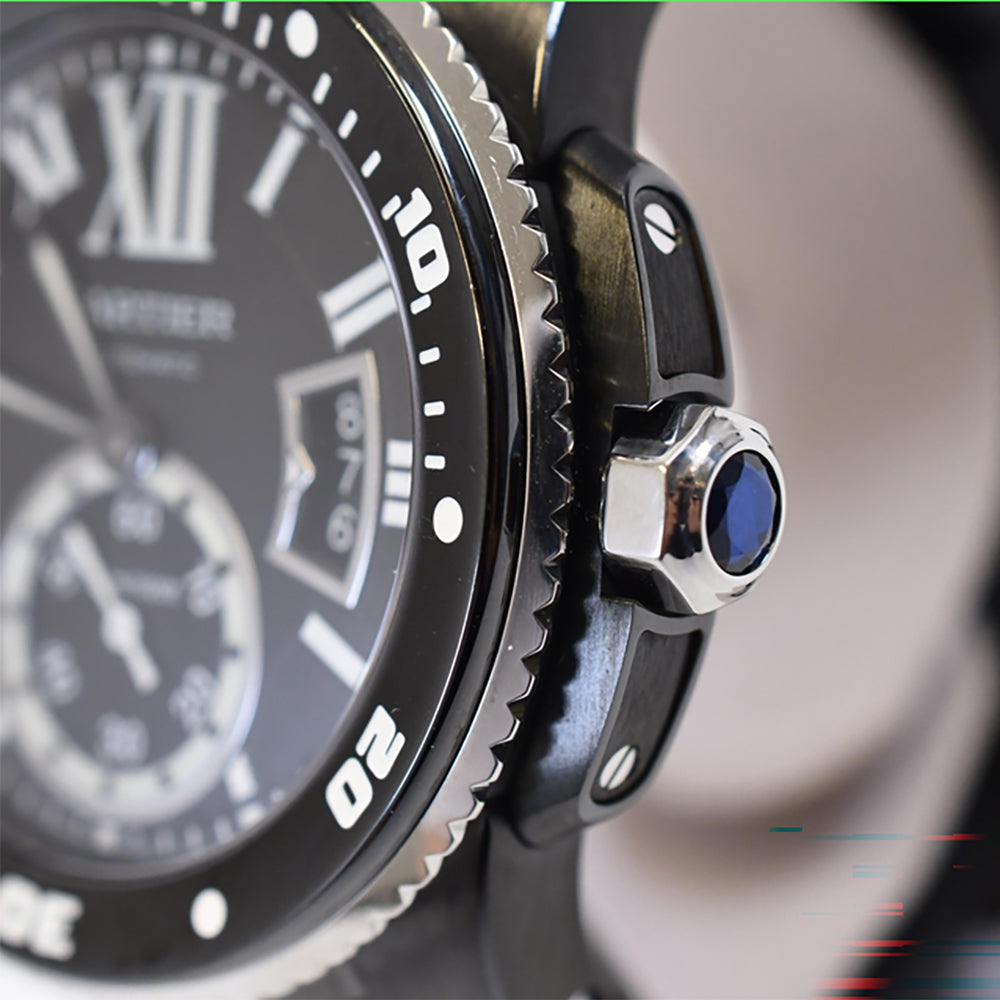 Cartier Calibre de Cartier Diver Carbon 42mm WSCA0006 – Black Roman Dial