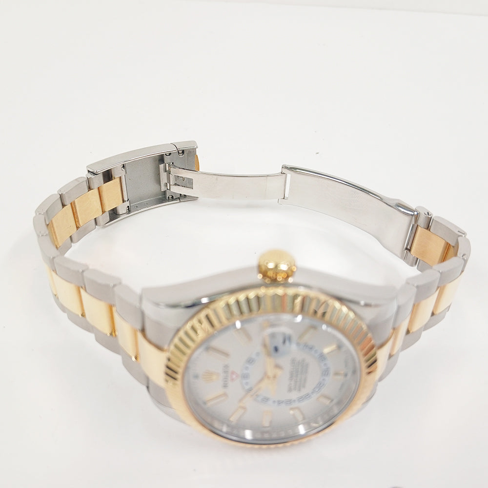 Rolex Sky-Dweller 42mm Steel and Yellow Gold 326933 – White Dial