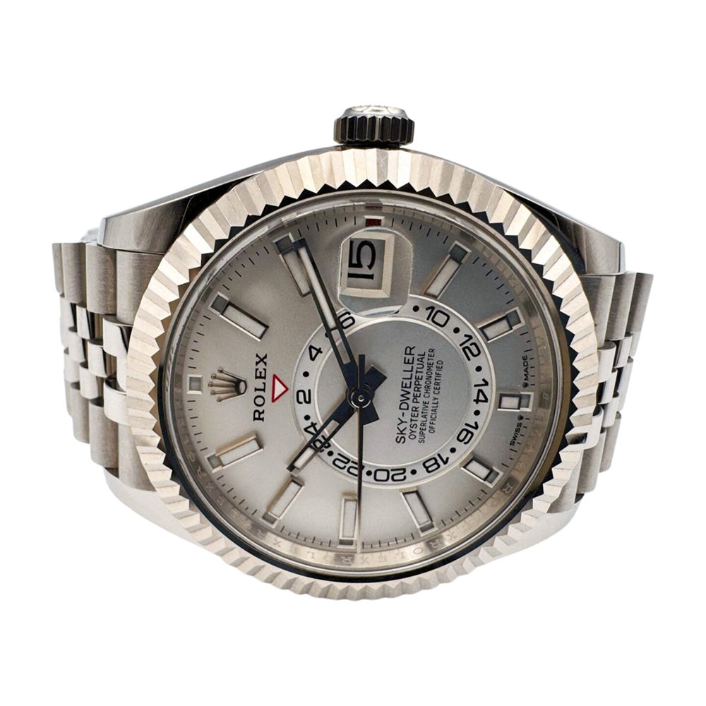 Rolex Sky-Dweller 42mm Steel and White Gold 336934 – White Dial