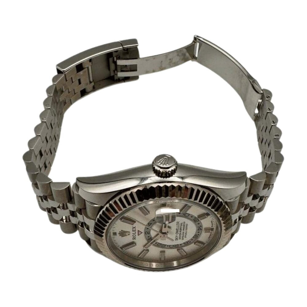 Rolex Sky-Dweller 42mm Steel and White Gold 336934 – White Dial