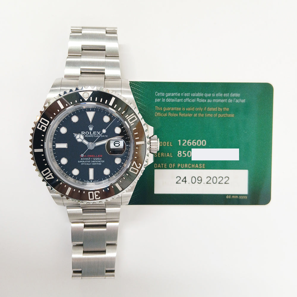 Rolex Sea-Dweller 43mm Steel 126600 – Black Dial