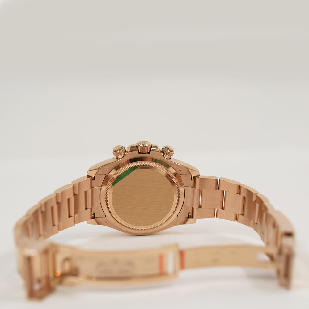 Rolex Cosmograph Daytona 40mm Everose Gold 126505 – Black Dial