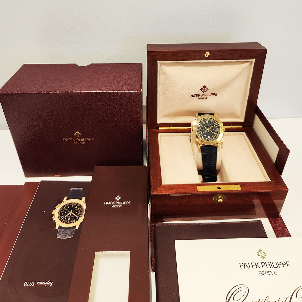 Patek Philippe Chronograph 42mm 5070J-001 – Black Dial