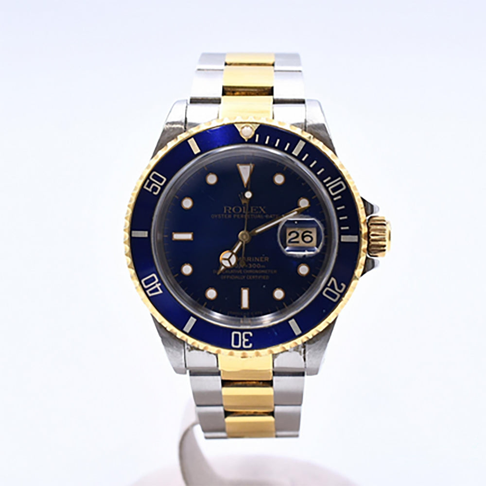 Rolex Submariner Date 40mm Steel and Yellow Gold 16613 – Blue Dial