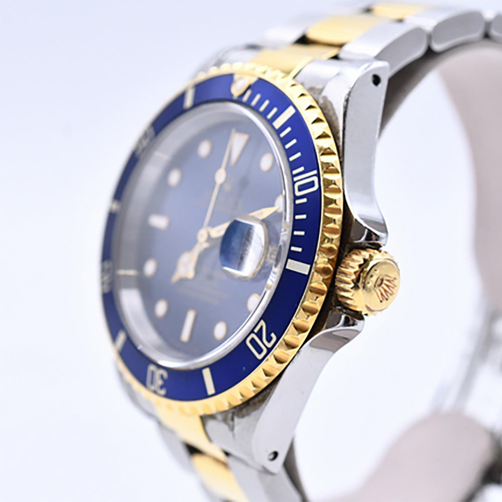 Rolex Submariner Date 40mm Steel and Yellow Gold 16613 – Blue Dial