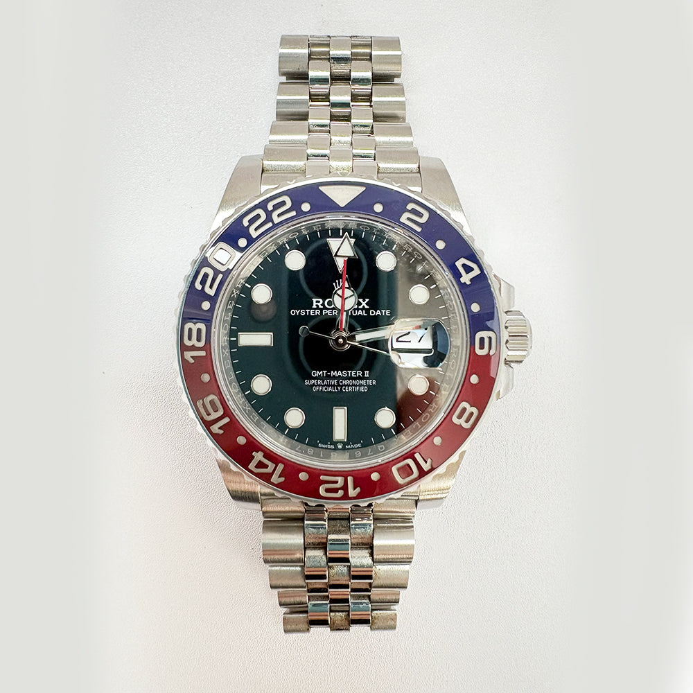 Rolex GMT-Master II 40mm Pepsi Steel 126710BLRO – Pepsi Dial