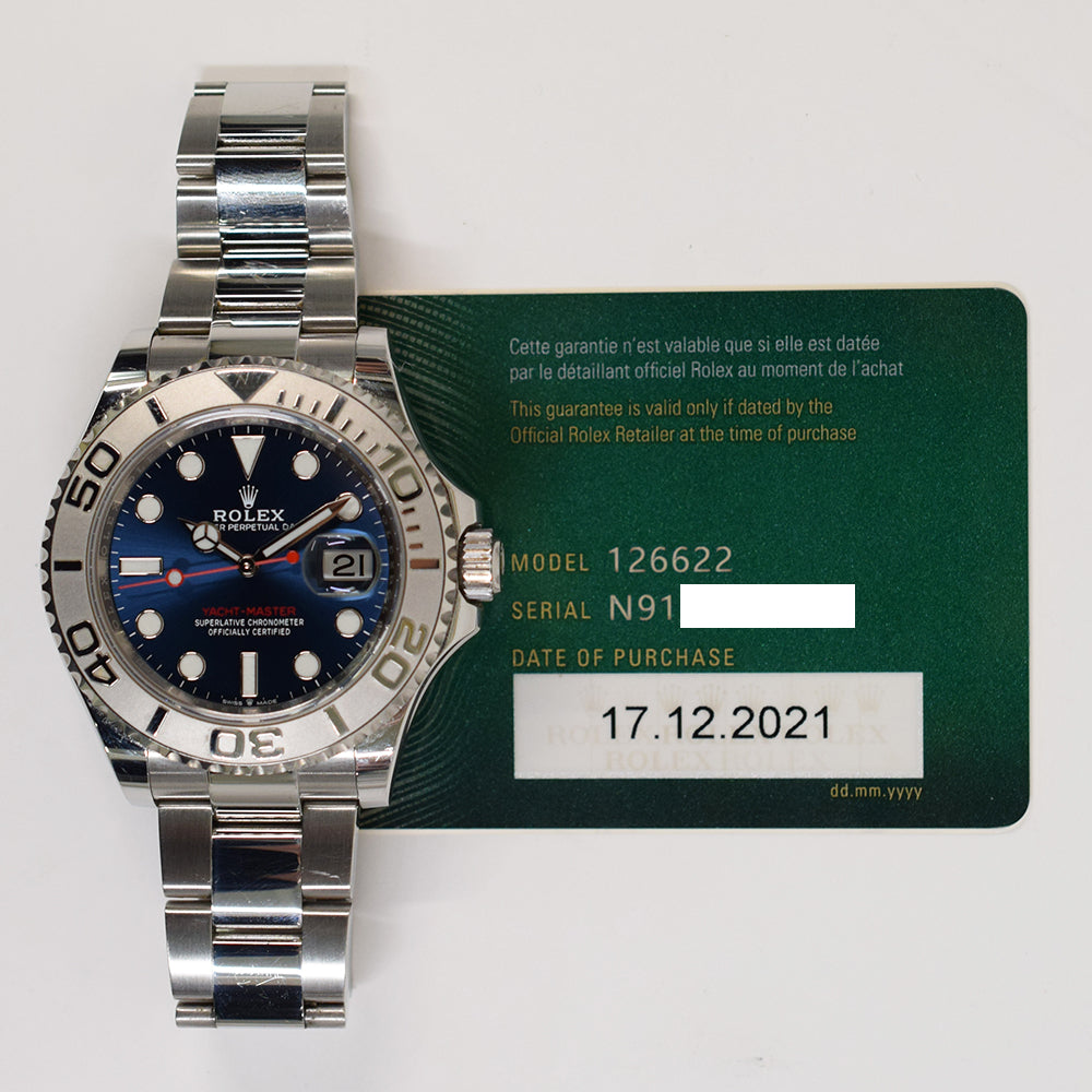 Rolex Yacht-Master 40mm Rolesium 126622 – Blue Dial