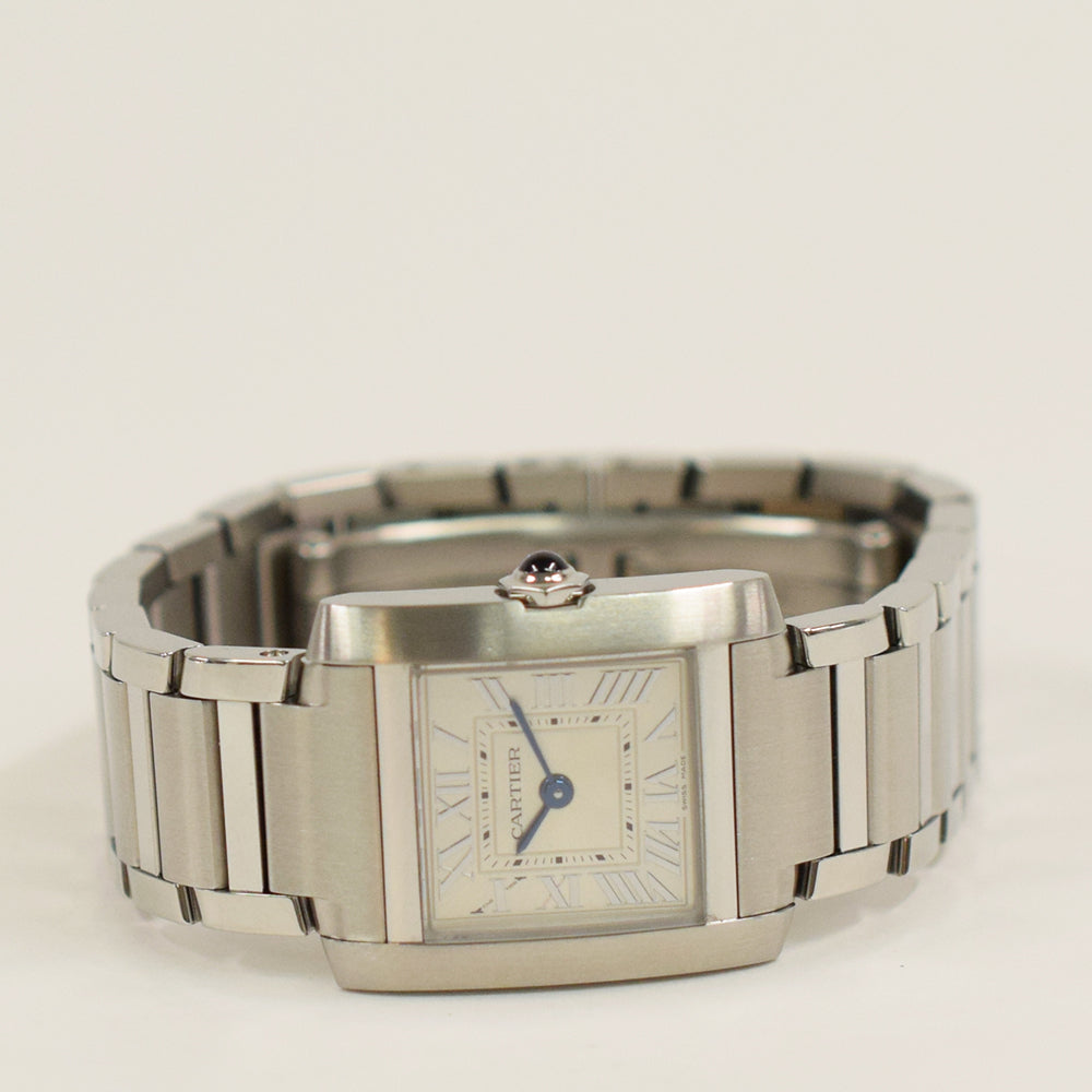 Cartier Tank Française Small 25.7mm x 21.2mm WSTA0065 – Silver Roman Dial