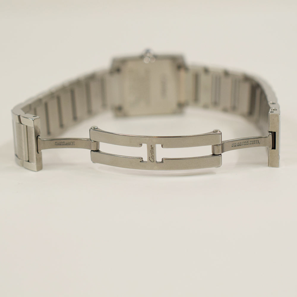 Cartier Tank Française Small 25.7mm x 21.2mm WSTA0065 – Silver Roman Dial