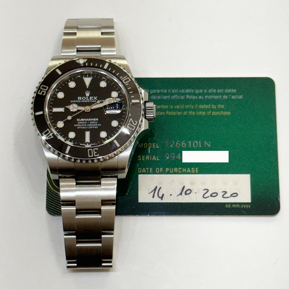 Rolex Submariner Date 41mm Steel 126610LN – Black Dial