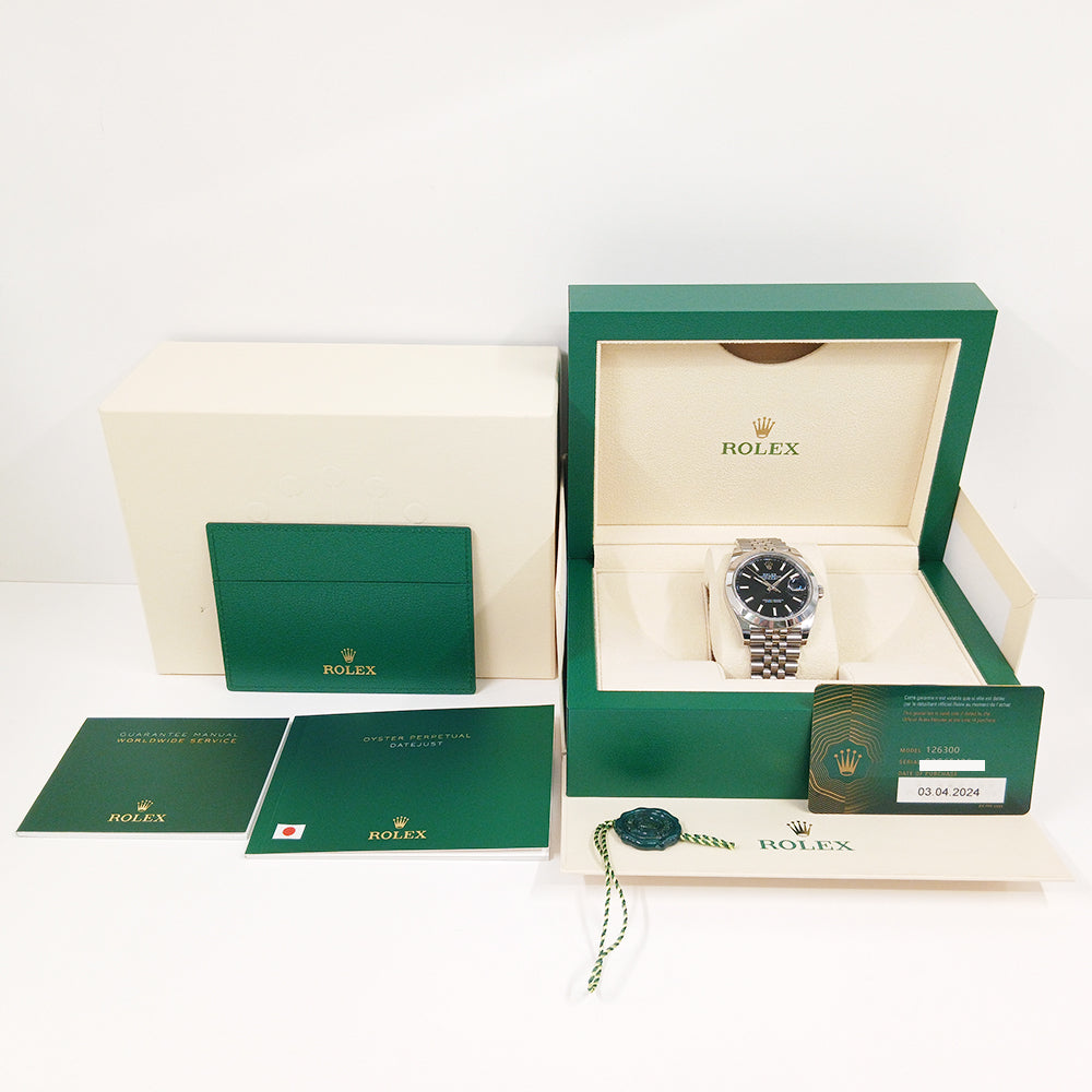 Rolex Datejust 41mm Steel 126300 – Black Dial