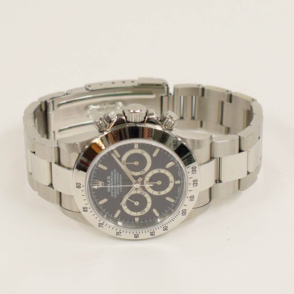 Rolex Daytona 40mm Steel 16520 – Black Dial