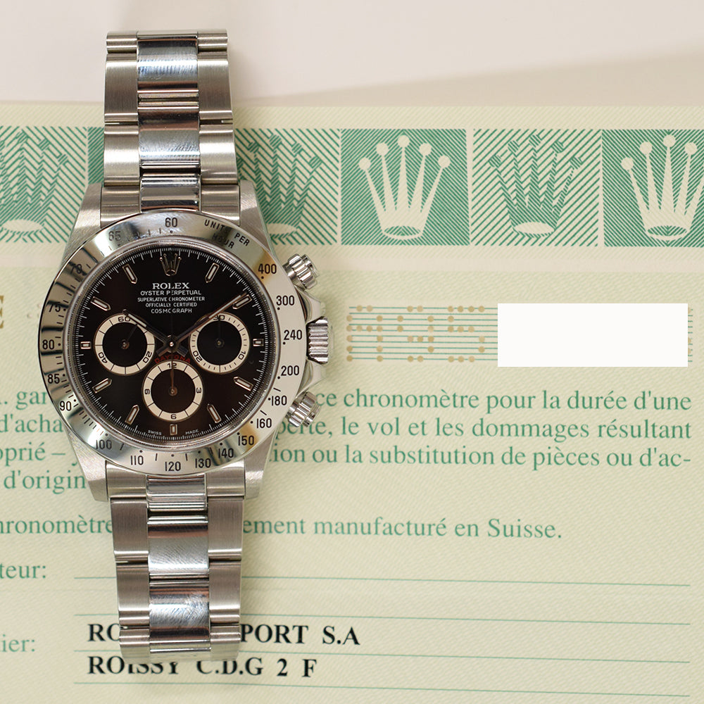 Rolex Daytona 40mm Steel 16520 – Black Dial