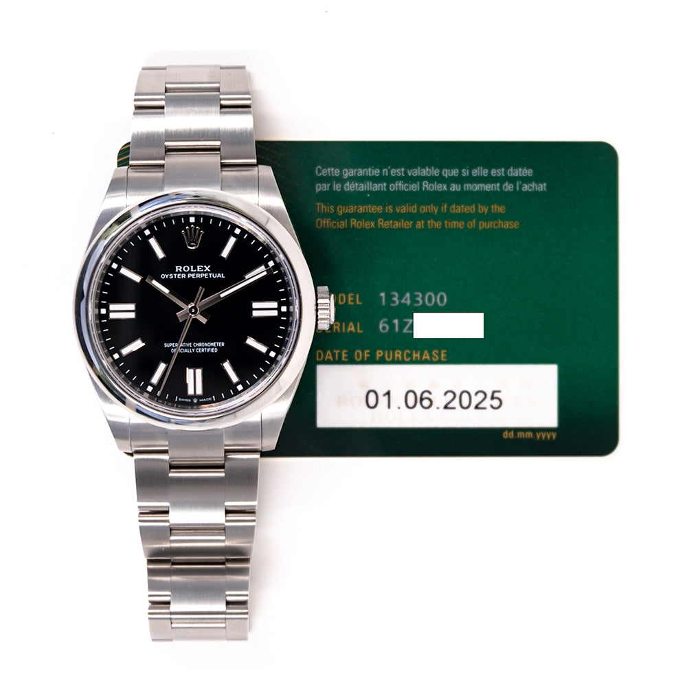 Rolex Oyster Perpetual 41mm 134300 – Black Dial