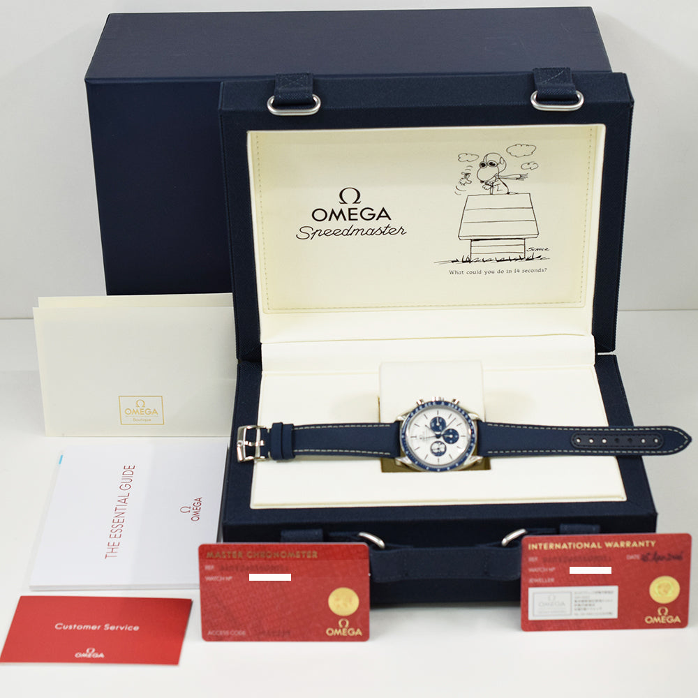 Omega Speedmaster Silver Snoopy Award 50th Anniversary 42mm 310.32.42.50.02.001 – White Dial