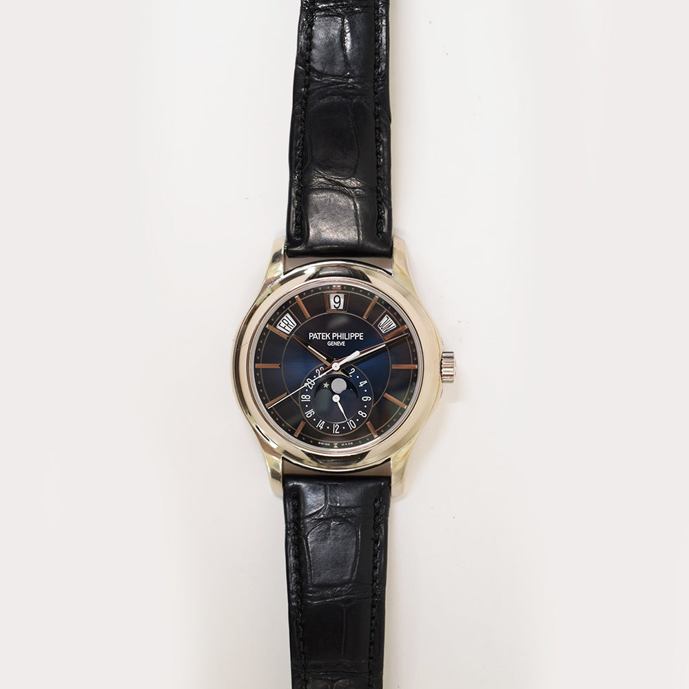 Patek Philippe Annual Calendar Moon Phase 40mm 5205G-013 – Blue Dial