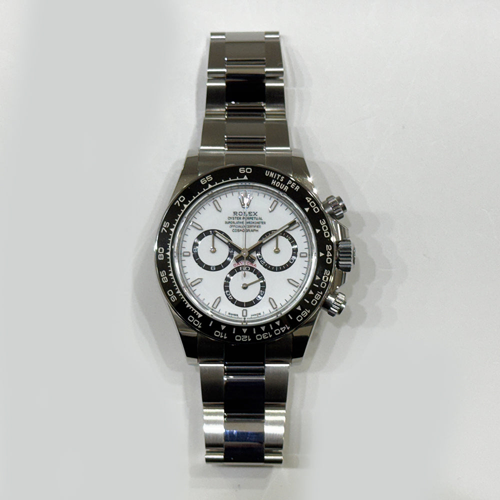 Rolex Cosmograph Daytona 40mm Steel Ceramic Bezel 126500LN – White Dial
