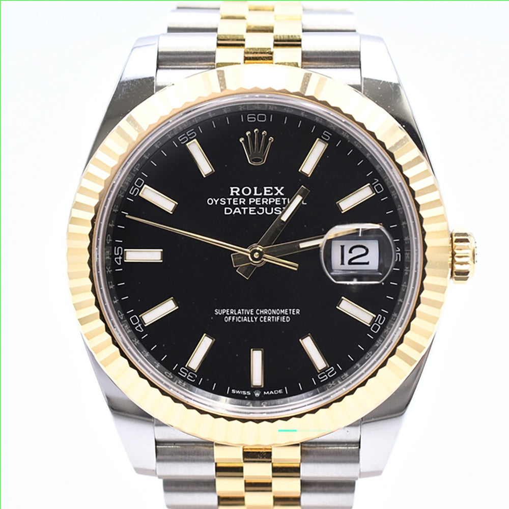 Rolex Datejust 41mm Steel and Yellow Gold 126333 – Black Dial