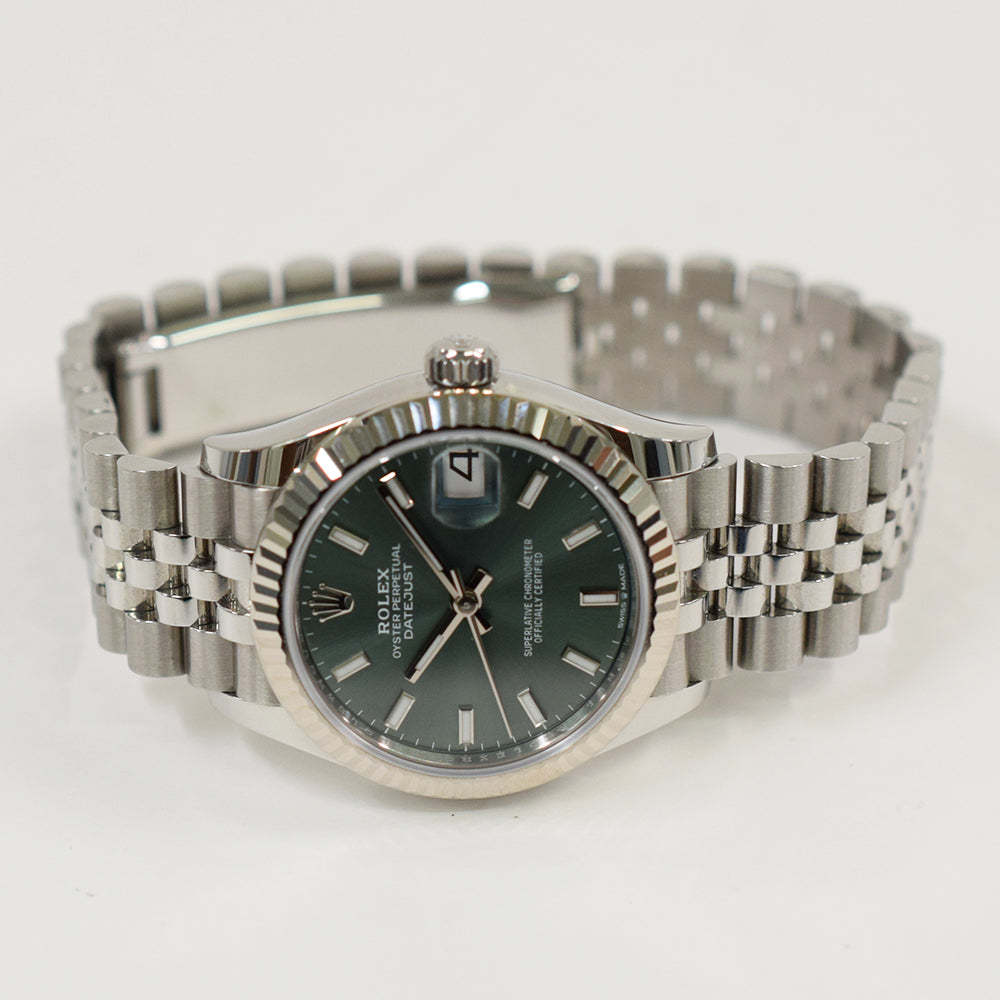 Rolex Datejust 31mm Steel and White Gold 278274 – Green Dial