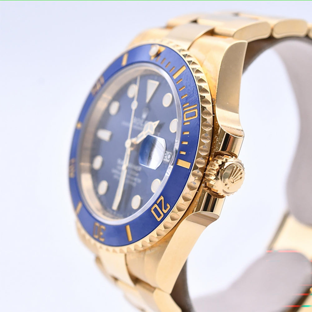 Rolex Submariner Date 41mm Yellow Gold Blue Bezel 126618LB – Blue Dial