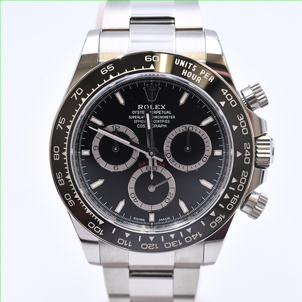 Rolex Cosmograph Daytona 40mm Steel Ceramic Bezel 126500LN – Black Dial
